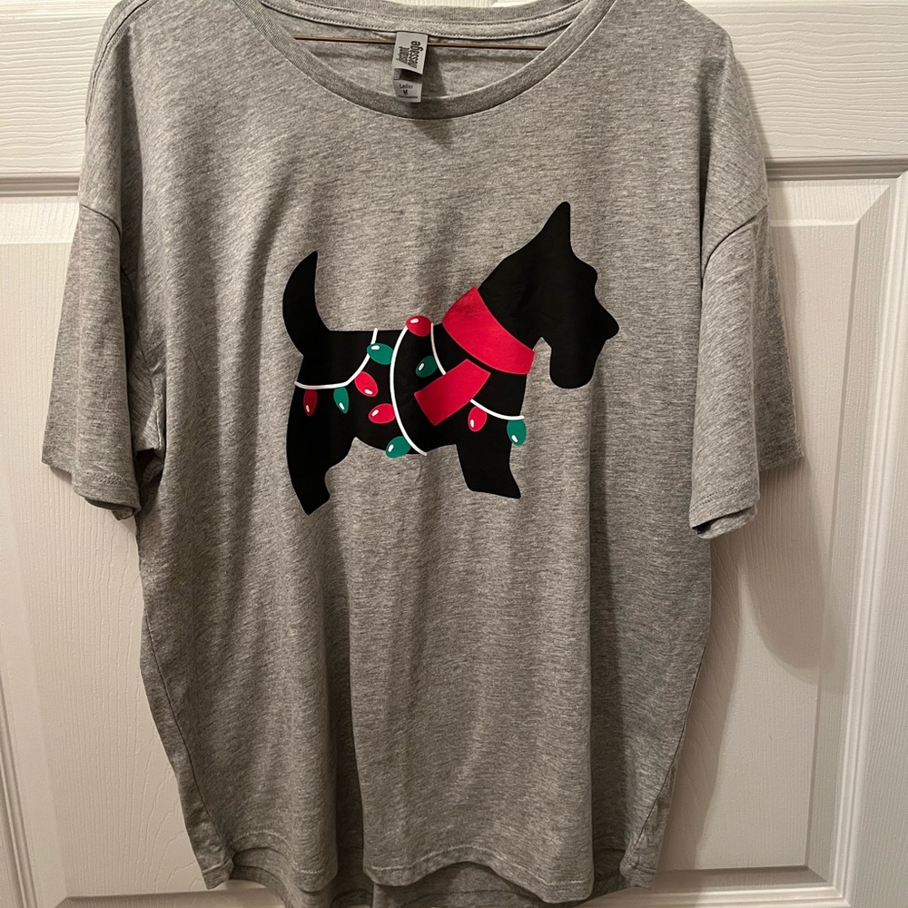 Christmas Scottie tee